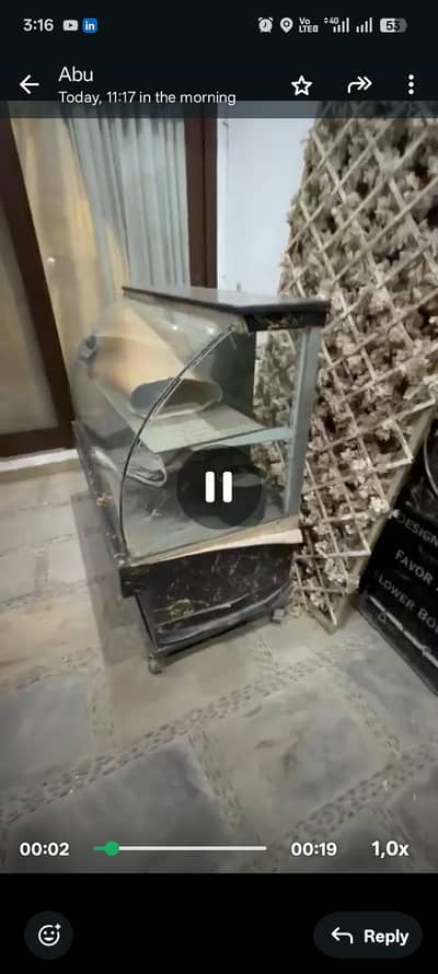 used shop counter. 54" inch.   4.5 Fit