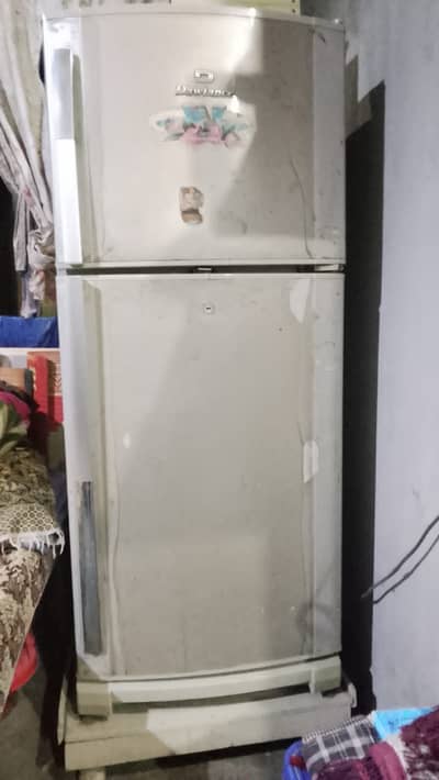 Dawlance Refrigerator with Haier Stabilizer & Free Fridge Stand