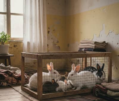 Rabbits available for sale urgent sale house shifting