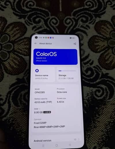 Oppo f19 pro