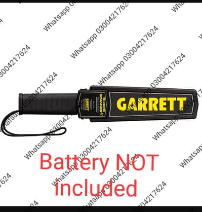 Hand Held Metal Detector (All Brands GARRETT SUPER SCANNERAvailable)