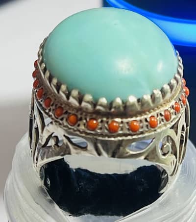 irani ring chandi ke razaqi faroza