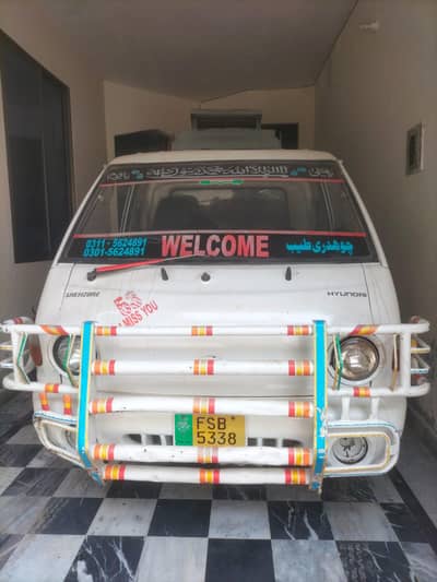 Hyundai shehzore 2005 model rent