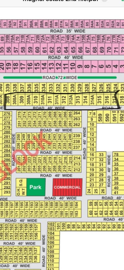 Dc Colony Mehran Block 1 Kanal Plot For Sale