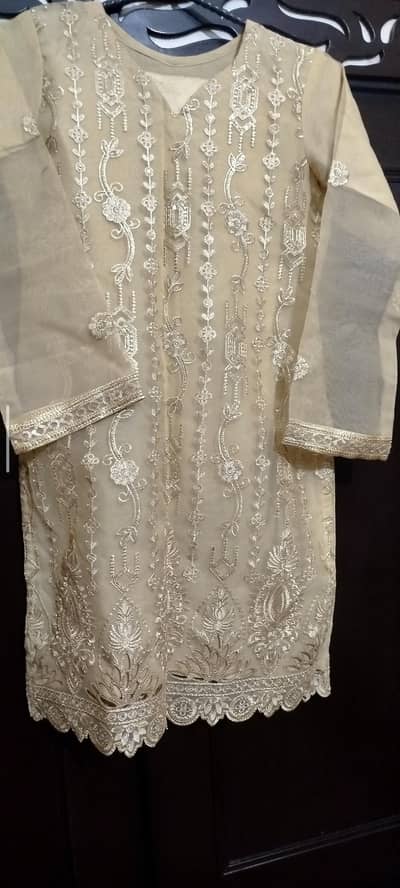 2 piece embroidery dress