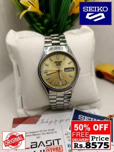 Seiko 5 Citizen Orient Automatic Pre-Owned watch Japan 03161737353