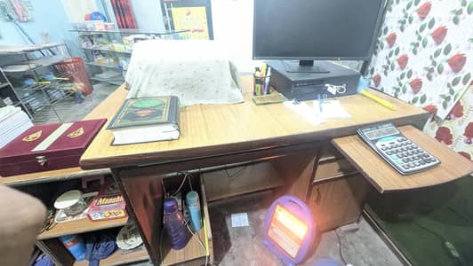 Complete Shop Stationery Racks and Glass Counter for Sale