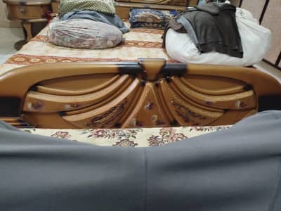 double bed Diego paint+ dressing table