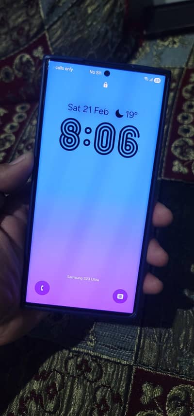 Samsung S23 Ultra 12gb 256gb with Box & Cable