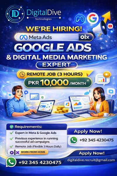 Digital Marketing Expert – Remote (Part-Time)