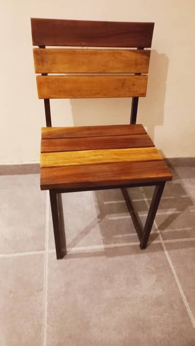 wooden chairs