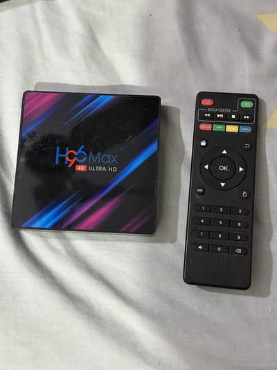 H96 max 4K Ultra HD Android 10 Box Smart LED TV BOX 4GB RAM 32GB ROM