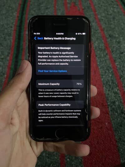 iPhone SE 2 jv 9.5/10  water pack