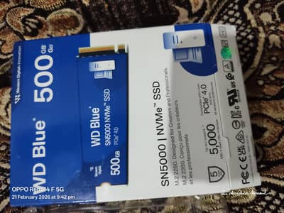 WD Blue SN5000 500GB NVMe Gen4