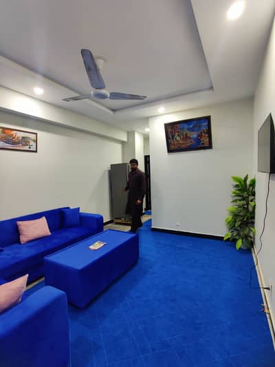 1 Bed Luxury Furnished Apartment Available For Sale in Block B Near Gate 2 Multi Gardens MPCHS B-17 Islamabad.