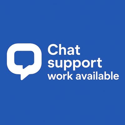 face book chat support agents required