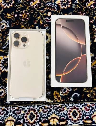 Iphone 16 pro max PTA approved official 512GB with full box.  15