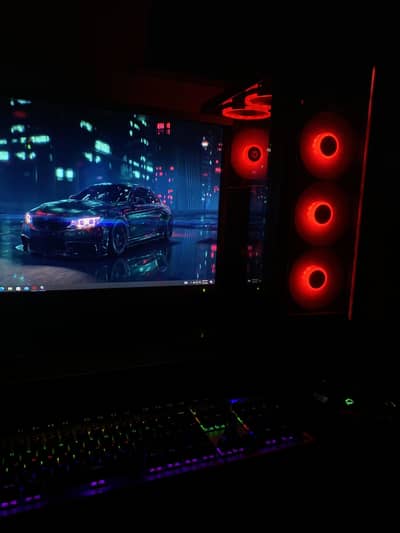 Ryzen 5 2600x RX570 4 GB Complete PC BUILD /w monitor