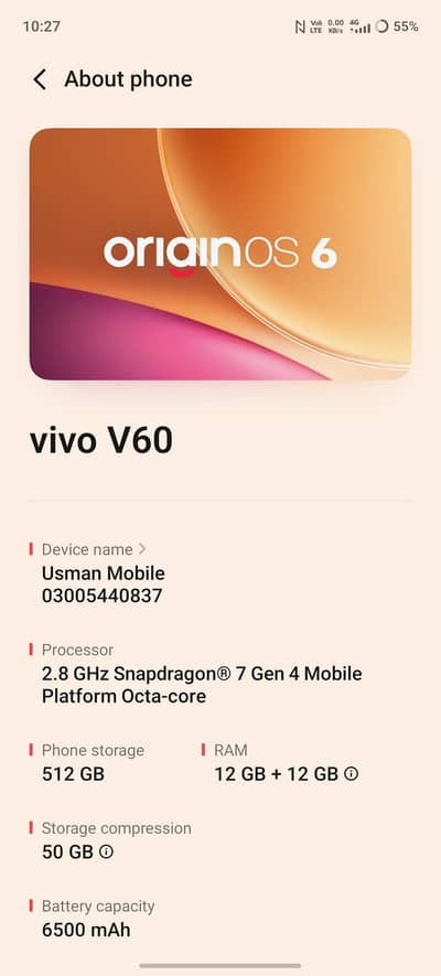 vivo v60 5g 12/512