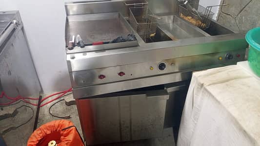 Fryer and hotplate