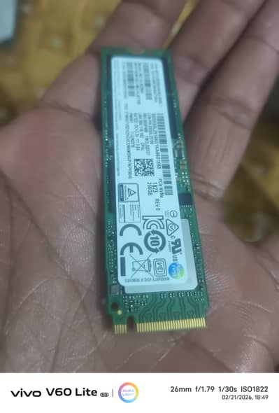 New Samsung NVME M2 256GB