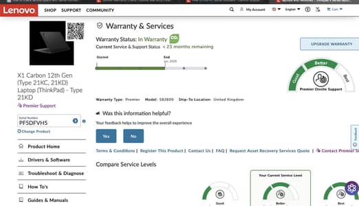 Lenovo Thinkpad X1 Carbon Gen 12