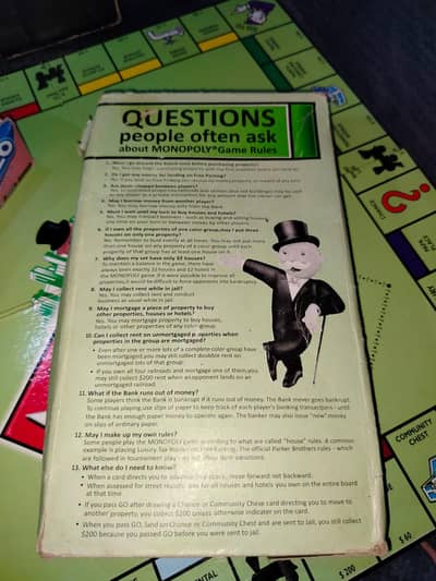 Monopoly Board Game Complete Set – Good Condition