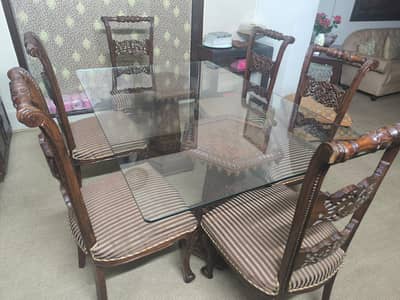 Dining Table with 6 Dining Chairs