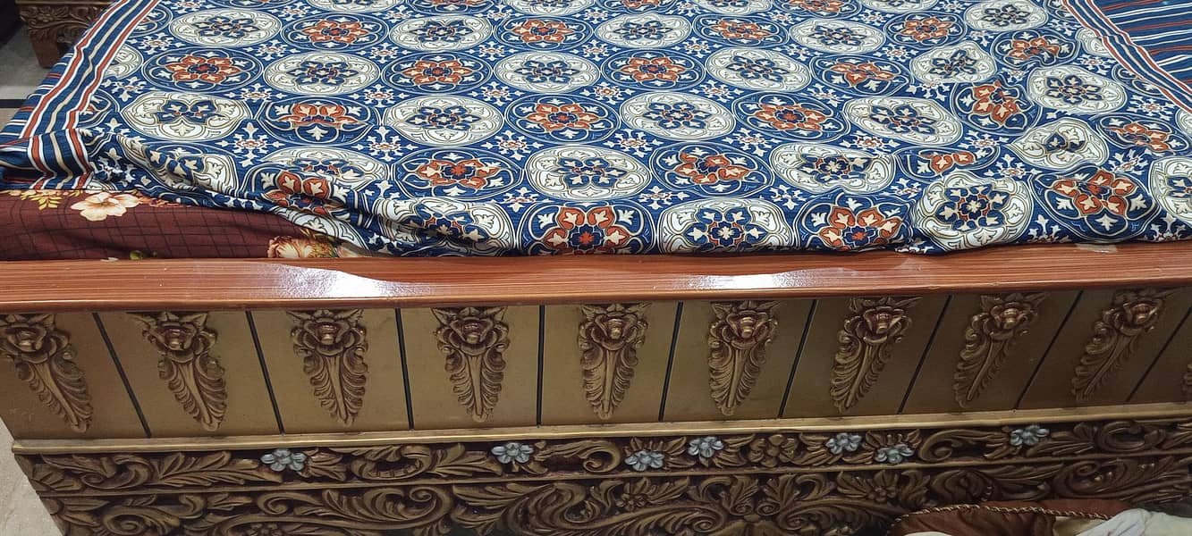 Bed with side table & Dressing & Showcase 1