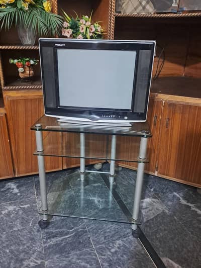 TV & TROLLEY FOR SALE