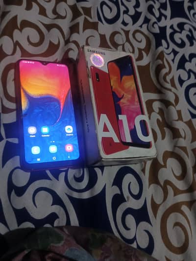 Samsung a10 with box official PTA