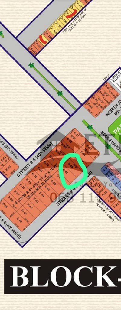 8 Marla Block B on ground plot for sale ETIHAD GARDEN