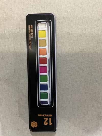 Watercolor set of 12