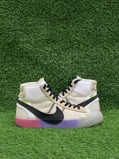 Nike Blazer Mid (Off-White Wolf Grey Serena Queen)