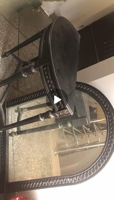 console table with mirror