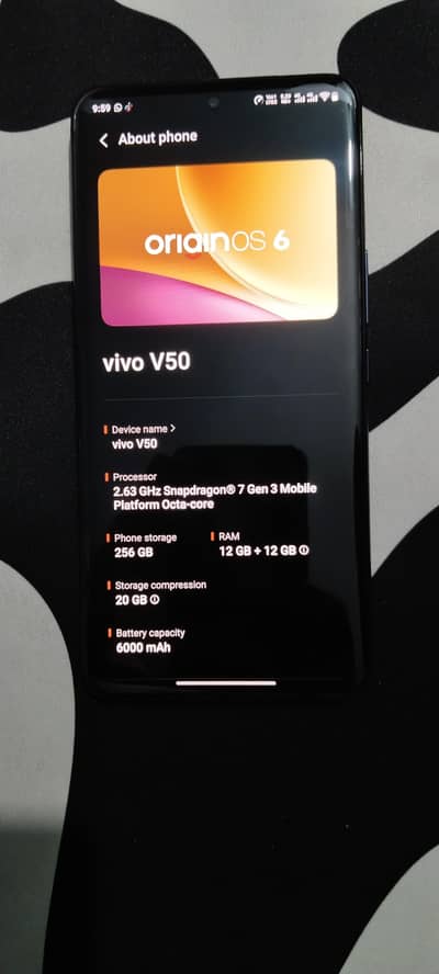 Vivo v50 12/256