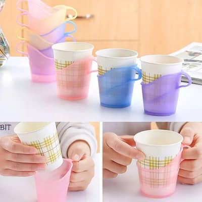 Disposable cup holders premium quality pack of 6 pcs