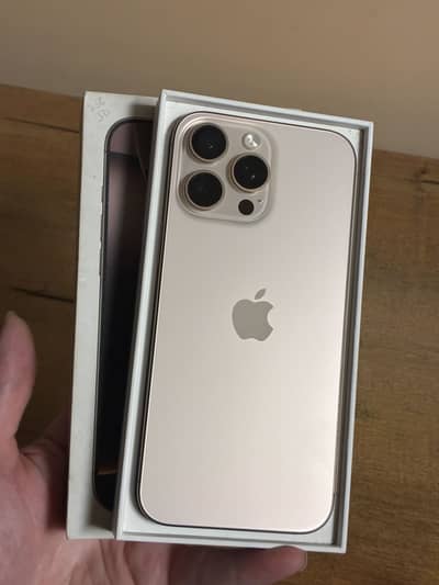 Iphone 16 Pro Max pta Official approved 256gb Complete Box