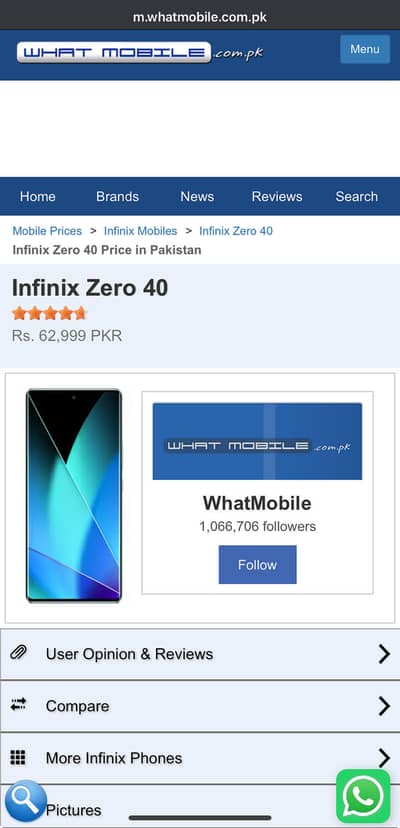 Zero 40 8+256 complete box used 2 month