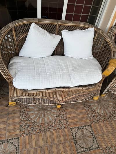 cane sofa set