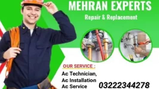 AC service Ac installation ac repair frige repair DC inter card repair