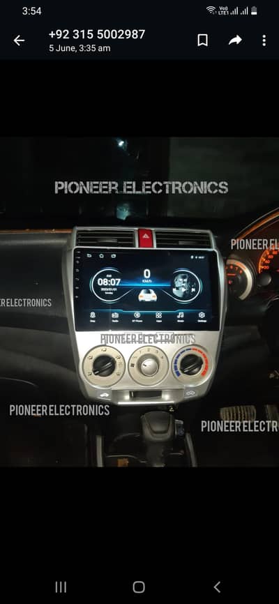 HONDA CITY 2009 2013 2018 2020 2022 2025 ANDROID PANEL CAR LCD LED