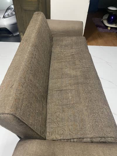 Sofa cum bed with storage crafted from premium wood