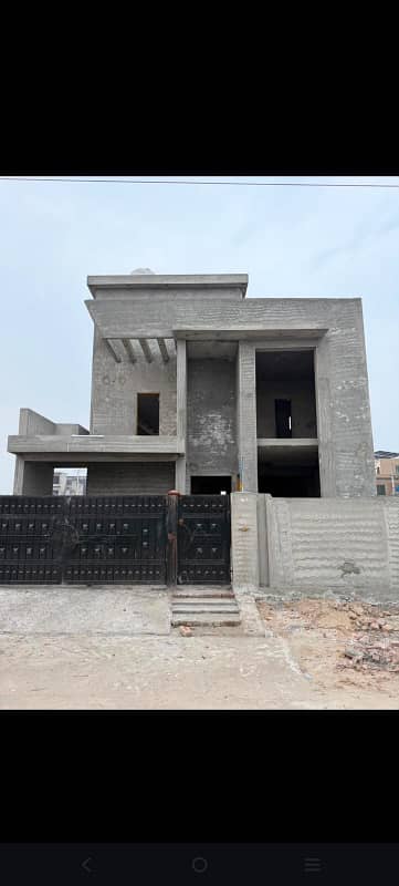 10 marla 1.5 story Gray Structure available for sale