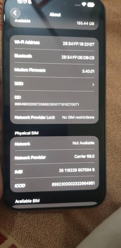 iphone 15 promax non pta 256 natural titanium