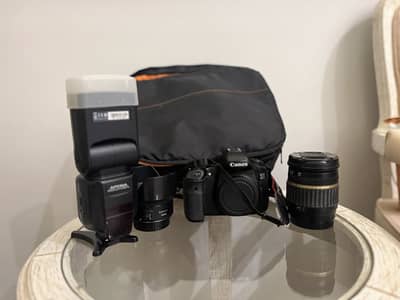 Canon EOS 60D DSLR with 50mm f1.8 and 17-50mm f2.8 lens