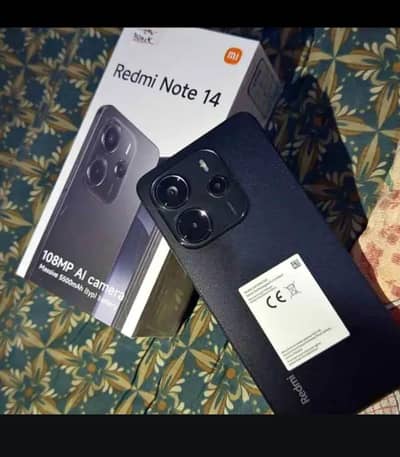 Redmi note 14 new condition  8 month warranty available 03324033100
