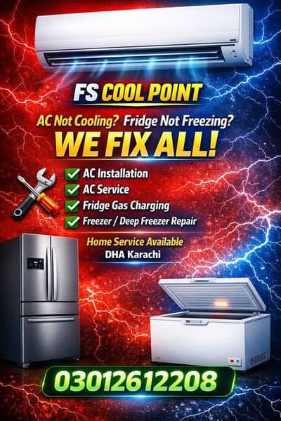 FS Cool point Repairing Service Dha Karachi