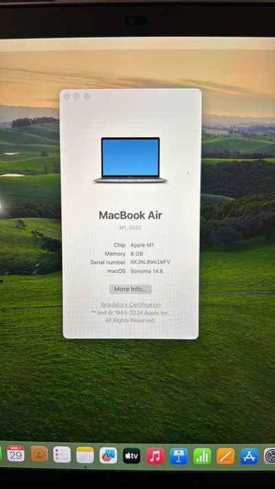 Macbook M1 2021 256 ssd available for sale