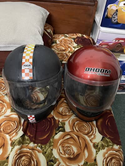 2 Used helmets for sale